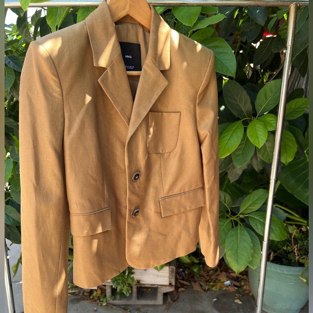 Mango Tan Blazer